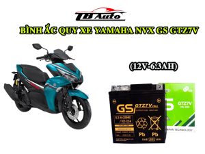 Bình ắc quy xe Yamaha NVX GS GTZ7V ( 12V-6.3AH ) 2 Binh ac quy xe NVX GS GTZ7V 2