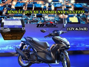 Bình ắc quy xe Yamaha NVX GS GTZ7V ( 12V-6.3AH ) 3 Binh ac quy xe NVX GS GTZ7V 4