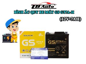 Bình ắc quy xe máy SH GS GT7A-H ( 12V-7AH ) 2 Binh ac quy xe may SH GS GT7A H 1
