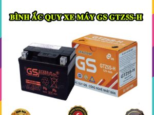 Bình ắc quy xe máy GS GTZ5S-H ( 12V - 4Ah )