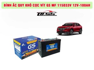 Bình ắc quy khô cọc vít GS MF 115D33V 12V-100AH có khả năng chống cháy nổ