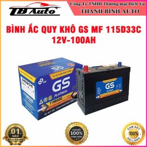 Bình ắc quy khô GS MF 115D33C 12V-100AH TB Auto