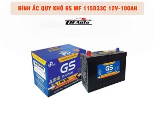 Bình ắc quy khô GS MF 115D33C 12V-100AH không gây ra mùi khó chịu