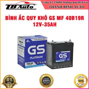 Bình ắc quy khô GS MF 40B19R 12V-35AH TB Auto