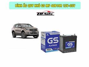 Địa chỉ lắp bình ắc quy khô GS MF 40B19R 12V-35AH chất lượng tại TPHCM