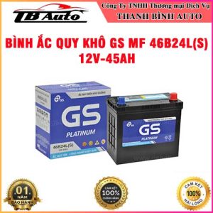 Bình ắc quy khô GS MF 46B24L(S) 12V-45AH
