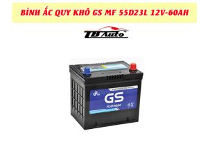 Bình ắc quy khô GS MF 55D23L 12V-60AH 1 Bình ắc quy khô GS MF 55D23L 12V-60AH TB Auto
