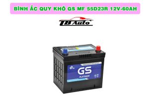 Bình ắc quy khô GS MF 55D23R 12V-60AH 2 Bình ắc quy khô GS MF 55D23R 12V-60AH có khả năng chống va đập