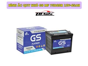 Bình ắc quy khô GS MF 75D23R 12V-65AH 3 Bình ắc quy khô GS MF 75D23R 12V-65AH có tính tự phóng điện thấp