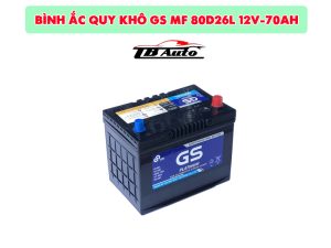 Bình ắc quy khô GS MF 80D26L 12V-70AH TB Auto