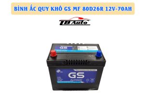 Bình ắc quy khô GS MF 80D26R 12V-70AH 1 Bình ắc quy khô GS MF 80D26R 12V-70AH TB Auto