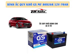 Bình ắc quy khô GS MF 80D26R 12V-70AH 4 Địa chỉ lắp bình ắc quy khô GS MF 80D26R 12V-70AH uy tín tại TPHCM