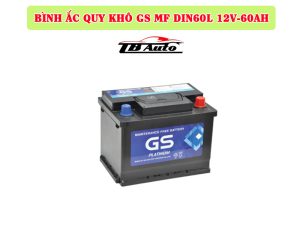 Bình ắc quy khô GS MF DIN60L 12V-60AH 1 Bình ắc quy khô GS MF DIN60L 12V-60AH TB Auto