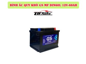 Bình ắc quy khô GS MF DIN60L 12V-60AH 2 Bình ắc quy khô GS MF DIN60L 12V-60AH có khả năng tự phóng điện thấp