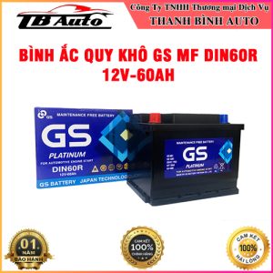 Bình ắc quy khô GS MF DIN60R 12V-60AH TB Auto