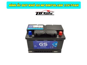 Bình ắc quy khô GS MF DIN70L-LBN 12V-70AH 1 Bình ắc quy khô GS MF DIN70L-LBN 12V-70AH TB Auto