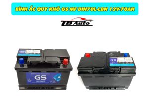 Bình ắc quy khô GS MF DIN70L-LBN 12V-70AH 3 Ắc quy GS MF DIN70L-LBN giúp cung cấp dòng điện ổn định
