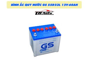 Bình ắc quy nước GS 55D23L 12V-60AH 2 Ắc quy nước GS 55D23L 12V-60AH giúp động cơ khởi động mạnh mẽ