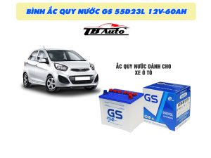Bình ắc quy nước GS 55D23L 12V-60AH 4 Địa chỉ lắp bình ắc quy nước GS 55D23L 12V-60AH uy tín tại TPHCM
