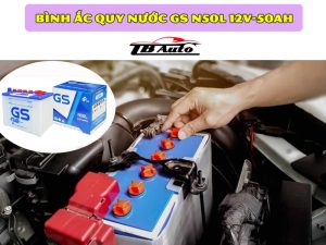 Bình ắc quy nước GS N50L 12V-50AH 4 Địa chỉ lắp bình ắc quy nước GS N50L 12V-50AH uy tín tại TPHCM