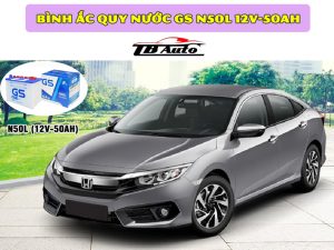 Bình ắc quy nước GS N50L 12V-50AH 3 Bình ắc quy nước GS N50L 12V-50AH có thiết kế một cách tỉ mỉ