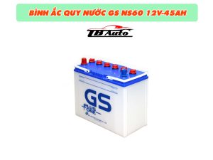 Bình ắc quy nước GS NS60 12V-45AH 1 Bình ắc quy nước GS NS60 12V-45AH TB Auto