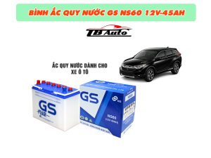 Bình ắc quy nước GS NS60 12V-45AH 4 Địa chỉ bán bình ắc quy nước GS NS60 12V-45AH uy tín tại TPHCM