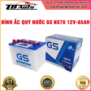 Bình ắc quy nước GS NS70 12V-65AH TB Auto