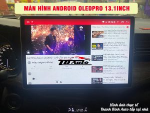 Tận hưởng giải trí đa phương tiện với màn hình Android OledPro 13.1inch