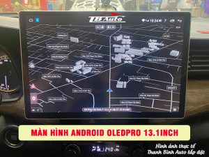 Màn hình Android OledPro 13.1inch được trang bị 3 loại bản đồ thông minh