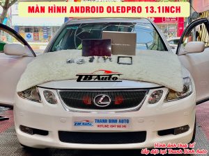 Màn hình Android OledPro 13.1inch lắp đặt cho xe Lexus GS 350 2007