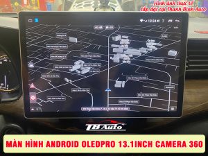 Màn hình Android OledPro 13.1inch camera 360 3 Màn hình Android OledPro 13.1inch camera 360 tích hợp bản đồ chỉ dẫn đường thông minh