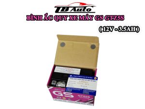 Bình ắc quy xe máy GS GTZ5S ( 12V - 3.5AH ) 1 Binh ac quy xe may GS GTZ5S 1