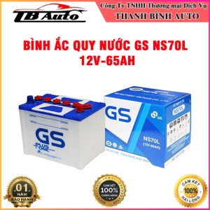 Bình ắc quy nước GS NS70L 12V – 65AH
