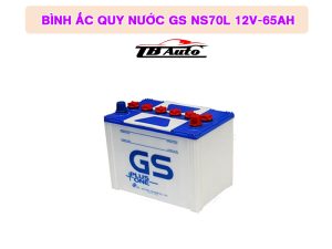 Bình ắc quy nước GS NS70L 12V – 65AH 1 Bình ắc quy nước GS NS70L 12V – 65AH TB Auto
