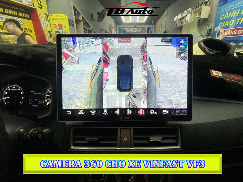 Địa chỉ lắp camera 360 Cho Xe VinFast VF3 ở quận Gò Vấp có thao tác lệnh xi nhan tự động 6 H 1