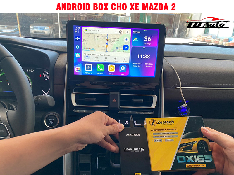 Địa chỉ lắp Android Box cho xe Mazda 2 uy tín chất lượng tại TPHCM