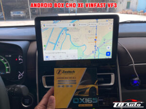 Android Box cho xe VinFast VF3 tích hợp bản đồ dẫn đường thông minh