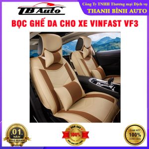Bọc ghế da cho xe VinFast VF3 TB Auto