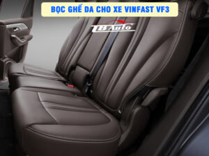 Bọc ghế da cho xe VinFast VF3 2 Địa chỉ bọc ghế da cho xe VinFast VF3 uy tín chất lượng tại Quận Gò Vấp