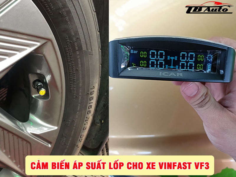 Địa chỉ lắp cảm biến áp suất lốp cho xe VinFast VF3 uy tín chất lượng tại TP Thủ Đức