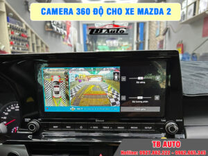 Camera 360 độ cho xe Mazda 2 2 Camera 360 độ cho xe Mazda 2 TB Auto