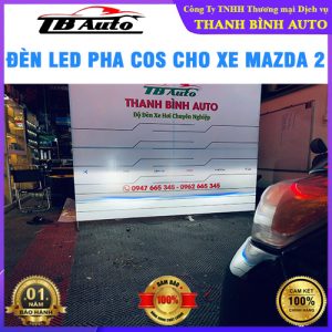 Đèn led pha cos cho xe Mazda 2 TB Auto