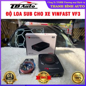 Độ loa sub cho xe VinFast VF3 TB Auto