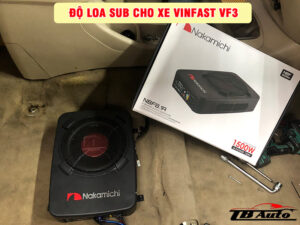 Độ loa sub cho xe VinFast VF3 2 Địa chỉ độ loa sub cho xe VinFast VF3 uy tín chất lượng tại Quận Gò Vấp