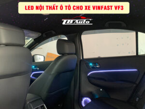 Led nội thất ô tô cho xe VinFast VF3 3 Địa chỉ lắp led nội thất ô tô cho xe VinFast VF3 uy tín chất lượng tại Quận 9