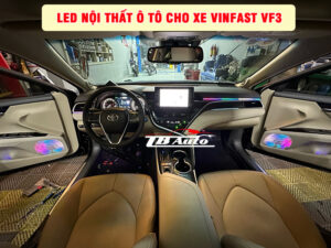 Led nội thất ô tô cho xe VinFast VF3 1 Địa chỉ lắp led nội thất ô tô cho xe VinFast VF3 uy tín chất lượng tại TPHCM