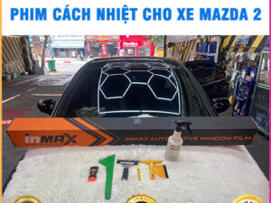 Dán phim cách nhiệt cho xe Mazda 2 tại TB Auto