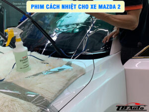 Địa chỉ dán phim cách nhiệt cho xe Mazda 2 uy tín chất lượng tại TP Thủ Đức