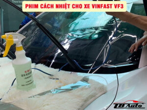 Dán phim cách nhiệt cho xe VinFast VF3 uy tín chất lượng tại TP Thủ Đức
